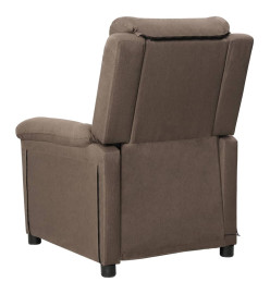 Fauteuil de massage Taupe Tissu