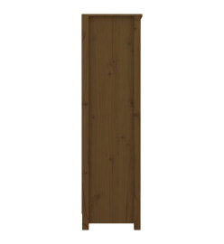 Bibliothèque Marron miel 80x35x126 cm Bois de pin massif