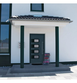 Porte d'entrée Anthracite 110x210 cm Aluminium et PVC