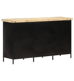 Buffet 140x38x76 cm Bois de manguier brut