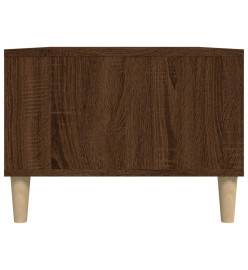 Table basse Chêne marron 90x50x36,5 cm Bois d'ingénierie