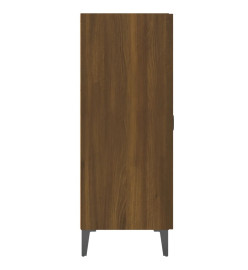 Buffet chêne marron 69,5x34x90 cm bois d'ingénierie