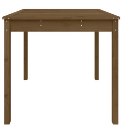 Table de jardin marron miel 82,5x82,5x76 cm bois massif de pin