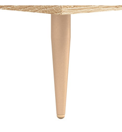 Table de chevet chêne sonoma 40x35x47,5 cm bois d’ingénierie