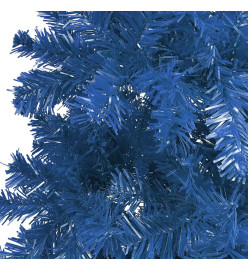 Sapin de Noël étroit Bleu 180 cm