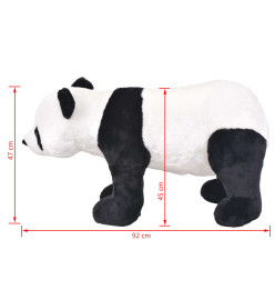 Jouet en peluche Panda Noir et blanc XXL