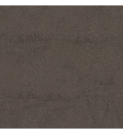 Repose-pied Gris foncé 60x60x36 cm Tissu microfibre