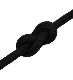 Corde de travail Noir 18 mm 100 m Polyester