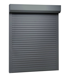 Volet roulant aluminium 110x130 cm anthracite