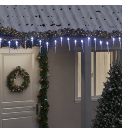 Guirlande lumineuse glaçons Noël 100 pcs Blanc froid Acrylique