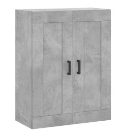 Armoire murale gris béton 69,5x34x90 cm bois d'ingénierie