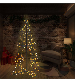 Arbre de Noël cône 160 LED d'intérieur/d'extérieur 78x120 cm