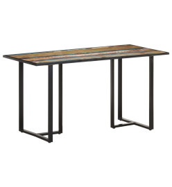 Table de salle à manger 140 cm Bois de récupération massif