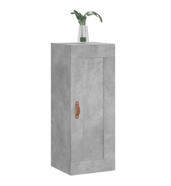 Armoire murale gris béton 34,5x34x90 cm bois d'ingénierie