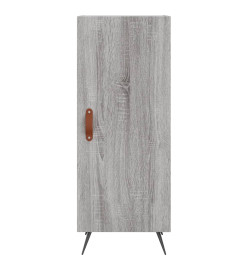 Buffet haut Sonoma gris 34,5x34x180 cm Bois d'ingénierie