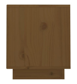 Meuble TV Marron miel 70x34x40 cm Bois de pin massif