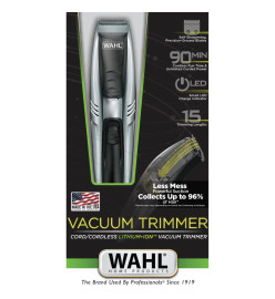 Wahl Tondeuse à barbe 15 pcs Vacuum Trimmer 6W