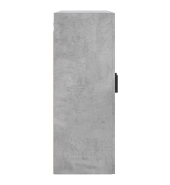 Armoires murales 2 pcs gris béton bois d'ingénierie