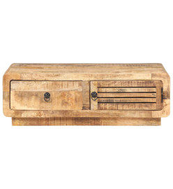 Table basse 90x60x29 cm Bois de manguier brut