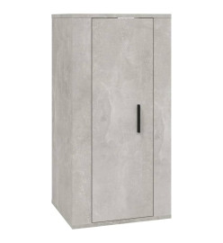 Ensemble de meubles TV 3 pcs Gris béton Bois d'ingénierie