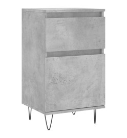 Buffets 2 pcs gris béton 40x35x70 cm bois d'ingénierie