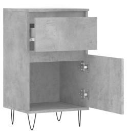 Buffets 2 pcs gris béton 40x35x70 cm bois d'ingénierie