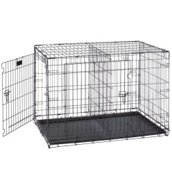 Ferplast Caisse pour chiens Dog-Inn 105 108,5x72,7x76,8 cm Gris