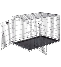 Ferplast Caisse pour chiens Dog-Inn 105 108,5x72,7x76,8 cm Gris