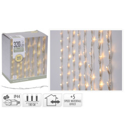 Ambiance Rideau lumineux avec 320 LED