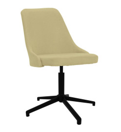 Chaise pivotante de bureau Vert Tissu