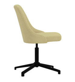 Chaise pivotante de bureau Vert Tissu