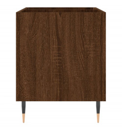 Armoire à disques chêne marron 74,5x38x48 cm bois d'ingénierie