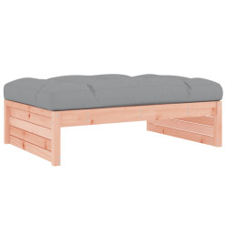 Salon de jardin 6 pcs avec coussins bois massif Douglas