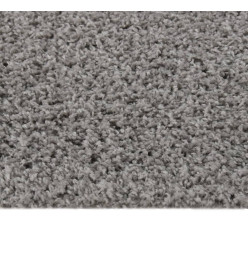 Tapis shaggy à poils longs Gris 120x170 cm