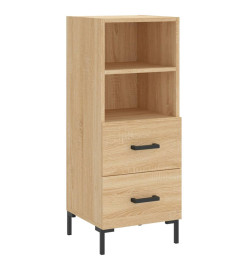 Buffet Chêne sonoma 34,5x34x90 cm Bois d'ingénierie