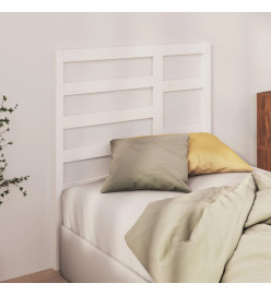 Tête de lit Blanc 81x4x104 cm Bois massif de pin