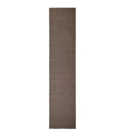 Tapis Sisal naturel 66x300 cm Marron