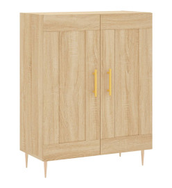 Buffet haut Chêne sonoma 69,5x34x180 cm Bois d'ingénierie