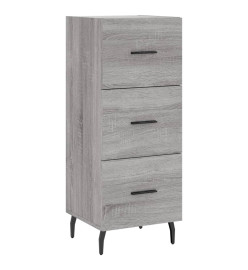 Buffet haut Sonoma gris 34,5x34x180 cm Bois d'ingénierie