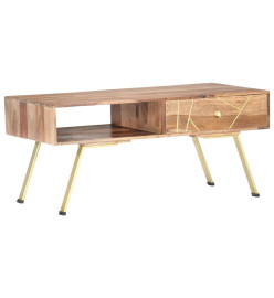 Table basse 95x50x42 cm Bois massif