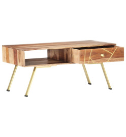 Table basse 95x50x42 cm Bois massif