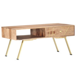 Table basse 95x50x42 cm Bois massif