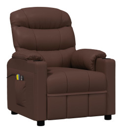 Fauteuil de massage Marron Similicuir