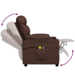 Fauteuil de massage Marron Similicuir