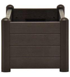 Lit surélevé de jardin PP Moka 100x43x35 cm