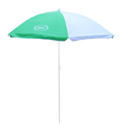 Axi House Table Picnic Nick Brun avec Parasol Vert Blanc