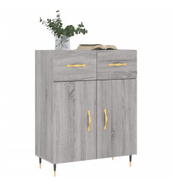 Buffet sonoma gris 69,5x34x90 cm bois d'ingénierie