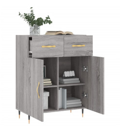 Buffet sonoma gris 69,5x34x90 cm bois d'ingénierie