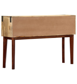 Table console 115x30x76 cm Bois de manguier massif brut