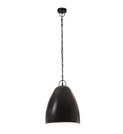 Lampe suspendue industrielle 25 W Noir Rond 32 cm E27